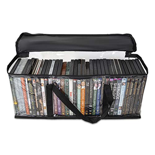 Besti Premium Quality Home Dvd Storage Bags (6-Pack) Holds 240 Total Movies Or Video Games, Blu-Ray, | Convenient Travel Case For Media | Stackable, Easy To Carry #TOP5