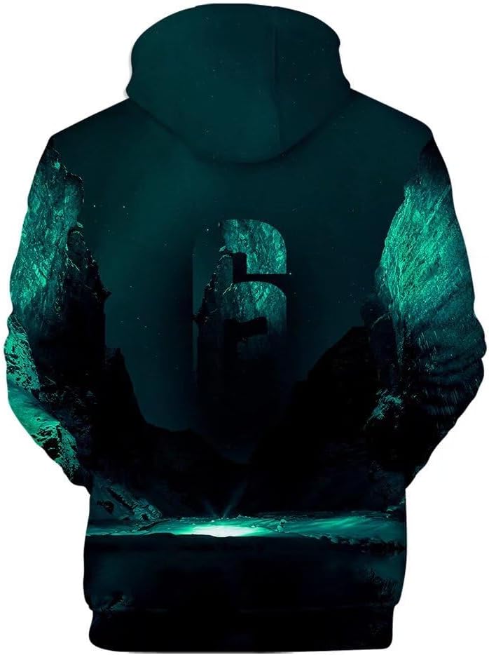CHLOBLOM Rainbow Hoodie 3D Printed Hooded Pullover Sweatshirt Cosplay Costume