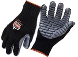 Ergodyne ProFlex 9000 Certified Lightweight Anti-Vibration Work Glove, X-Large,Black