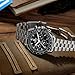 Imagen de watchdives WD1860 WD1861 WD1863 Reloj de Pulsera Cronógrafo Hombre Japón VK63 Relojes Deportivos Cuarzo 40mm Burbuja Cristal Zafiro 100M Buceo