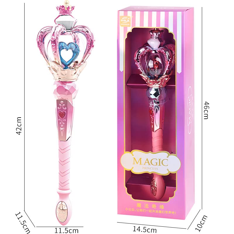 Image of FunBlast Kid Magical Wand With Flashing Light and Music - Princess Fairy Toy, Birthday Gift for Girls (Random Design)