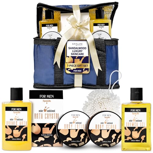 Village Naturals Therapy 3-Piece Tension Relaxing Wellness Spa Gift Set, Cedar Citrus Scent