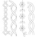 Quilting Creations SP1002 Four-2" Borders Quilting Stencil Set