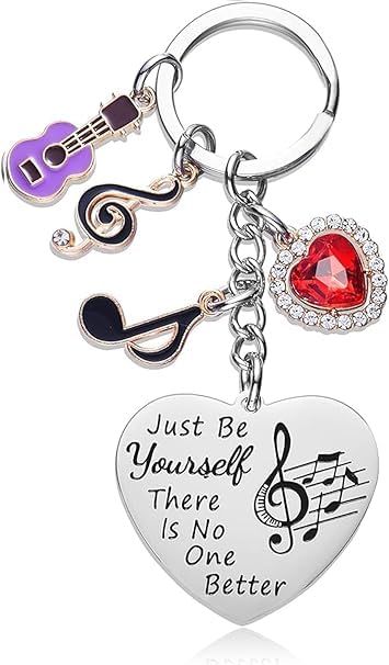 Tarini Quotes Keychain for Music Lover Keyring Gifts for Girls Cute Keychains,Perfect Birthday Christmas Valentine Gifts for Women Sister Daughter Mother’s Day