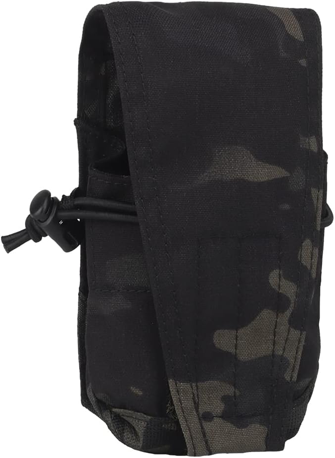 Tactical Flashbang Pouch.Molle Belt 5.56 Magazine Pouch Adjustable Quick Release Radio Holder