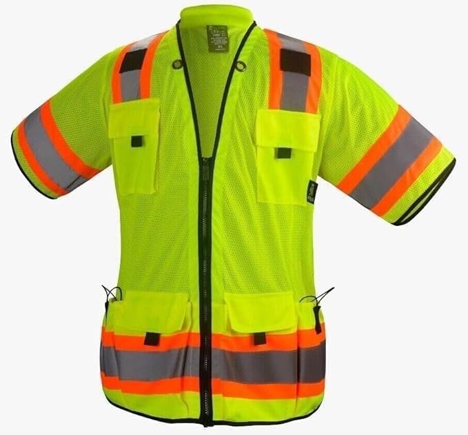 CAL PACIFIC Crew Reflective High Visibility Class 3 Safety Vest