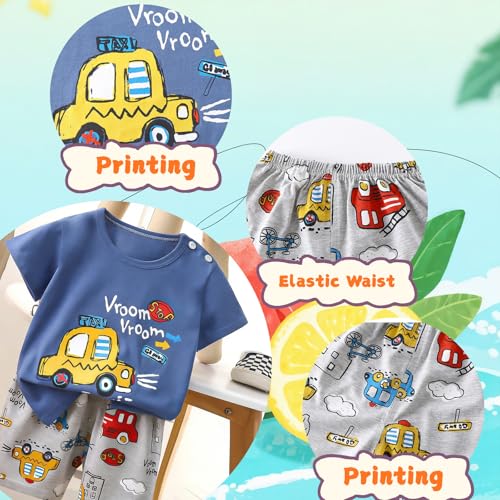 Image of LMYOVE Casual round-neck short-sleeved T-shirt and short suit summer beachwear