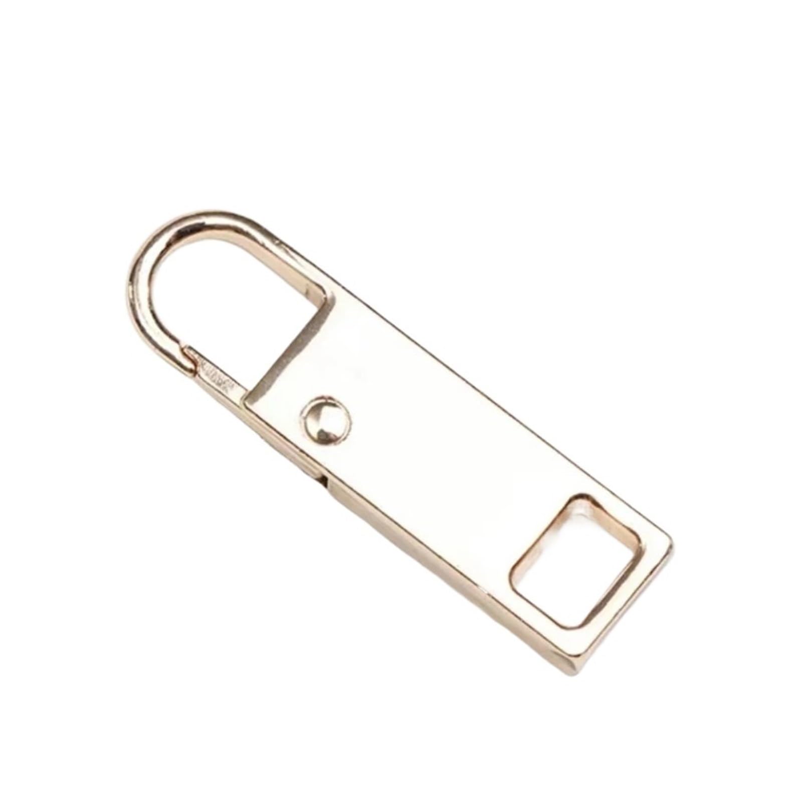 Recambios para tiradores de cremallera, Reemplazo extraíble del deslizador de la cabeza cremallera metal for los bolsos y ropa Paquete multicolor 4(Golden-4pcs)