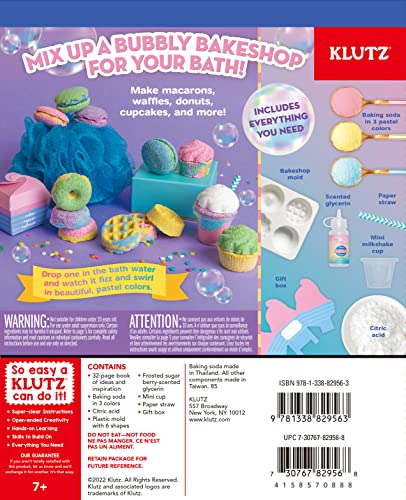 Klutz 9781338829563 Bath Bomb Scented Bakery Craft Kit thumb #6