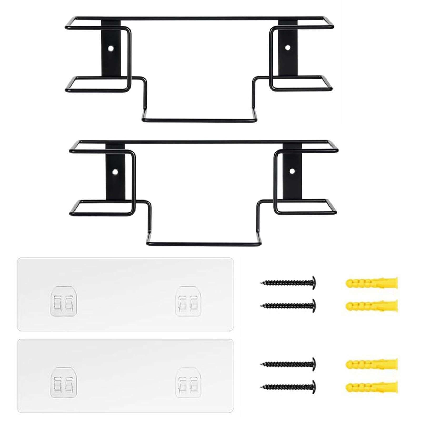 Gants jetables Porte-Distributeur monté au Mur - Organisateur de boîte de Serviettes en Acier au Carbone pour Clinique, Laboratoire, Cuisine, Salle de Bains, Bureau et Garage, 2 pièces
