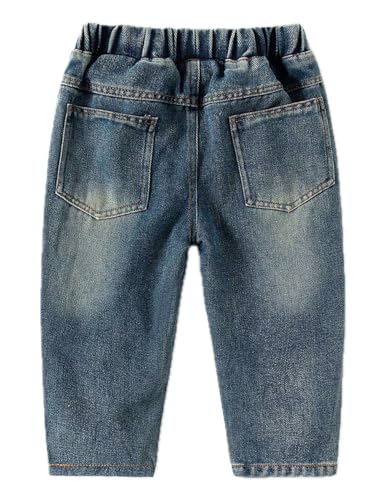 Boys Jeans Kids Denim Pants Child Straight Leg Jeans Slim Fit Denim Pants2