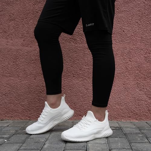 SDolphin Walking Shoes Mens Sneakers - Slip on Memory Foam Tennis Running Shoes for Athletic Workout Gym Jogging Lightweight Breathable Casual Sneakers2