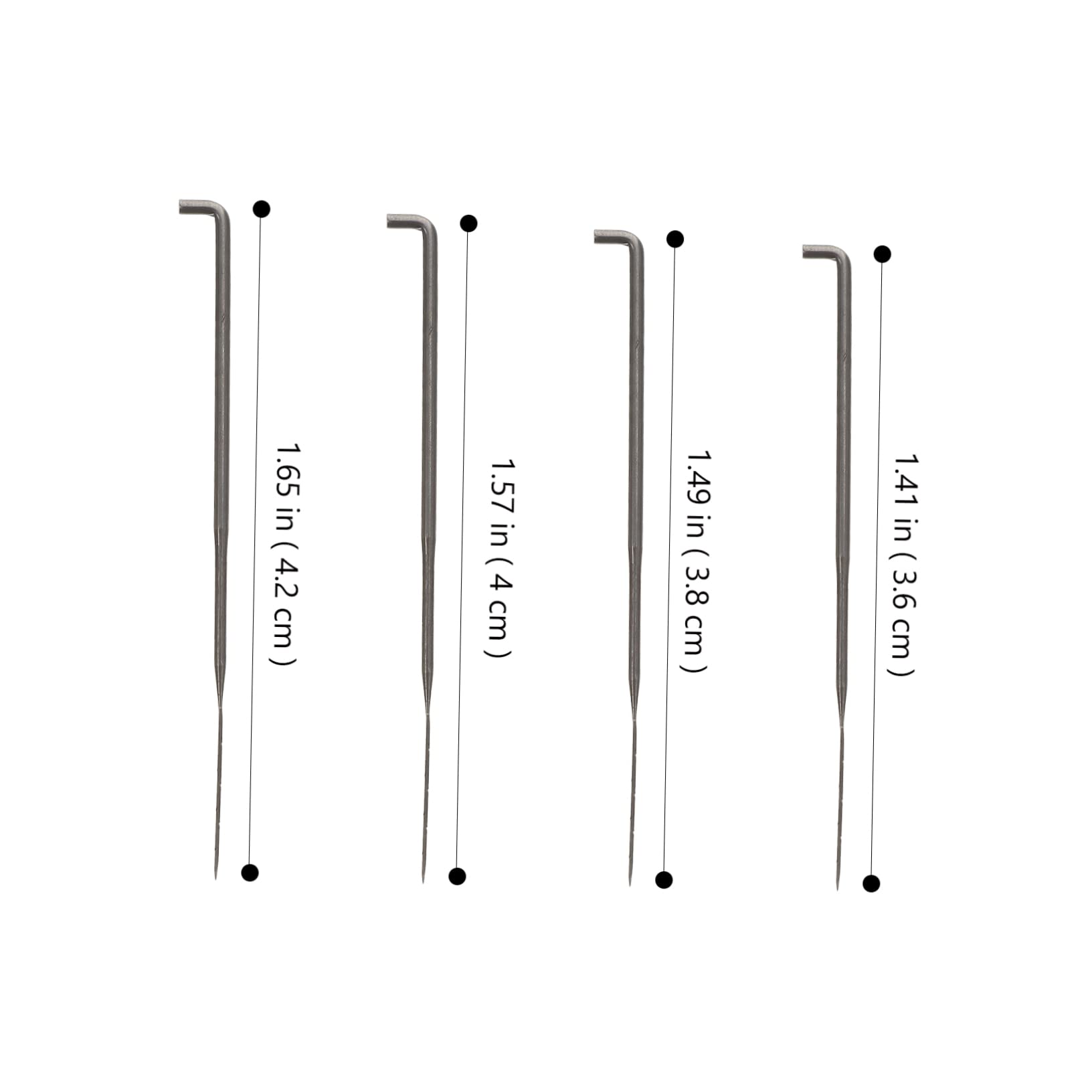 Gadpiparty 3 Sätze Wollfilm -werkzeugset Zum Handnähen Nadel-kit Stickerei Nadeln Stich Stanznadel Zum Sticken Bausatz Zubehör Nadelwerkzeuge Aus Filz Pu-Leder