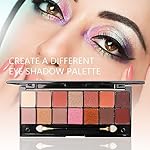 All in One Makeup Kit - 2X14 Eyeshadow Palette, Liquid Foundation, Eyeliner Pencils, Contouring Stick, 20pc Makeup Brushes (Pink) - Image 4