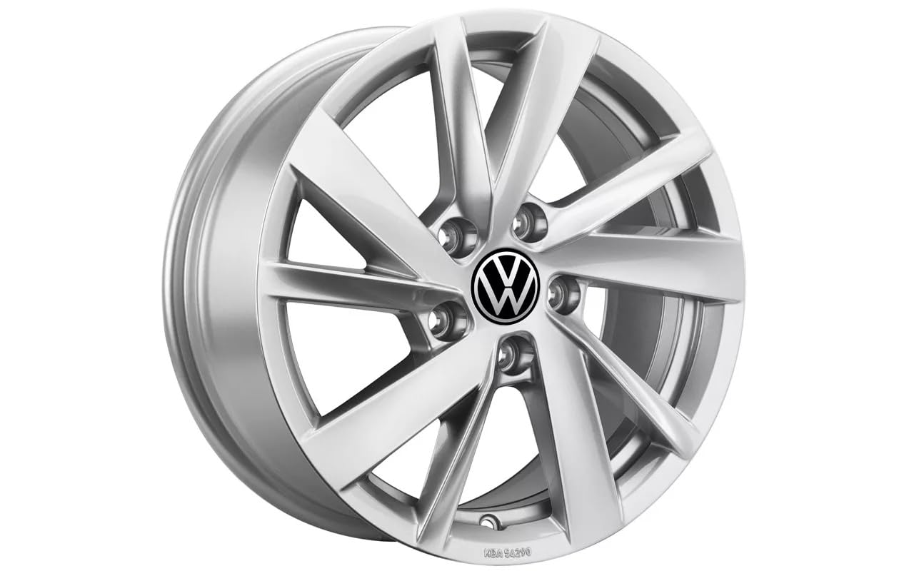 Volkswagen Passat B8/B9 Cerchio in Lega Leggera, Alluminio/Magnesio/Silicio, Brillantsilber, 7,0J x 16, Finitura Invernale, PCD 112/5, ET 43mm
