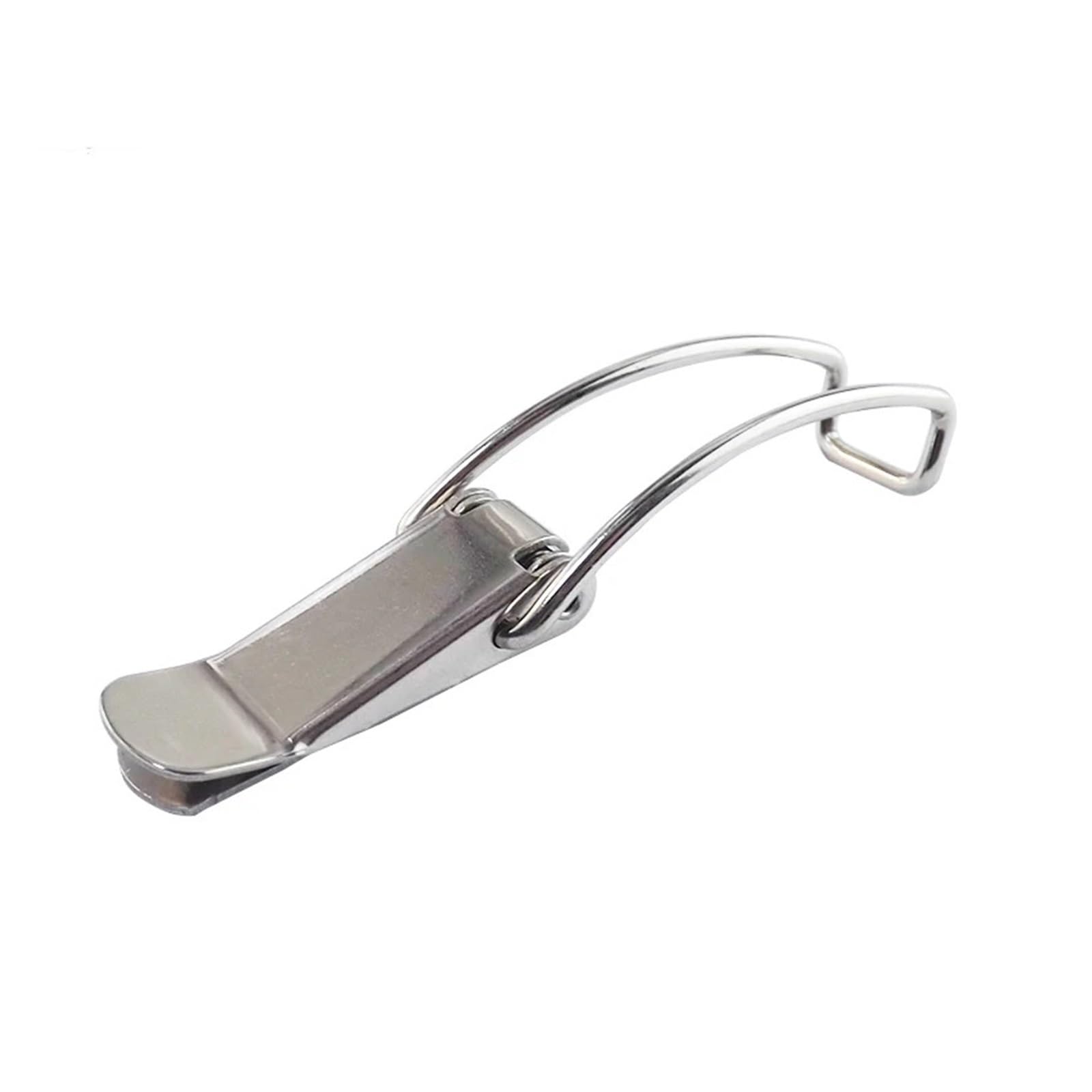 5Pcs Spring Toggle Latch Car Cabinet Boxes Loaded Catch Stainless Steel Hasp Toolbox Buckle5(Iron Nickel Plated A)