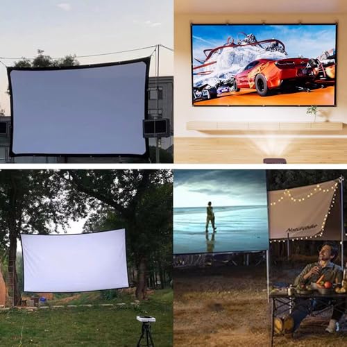 Pantalla Manual para Proyector 100 Pulgadas 16:9 miniatura 7