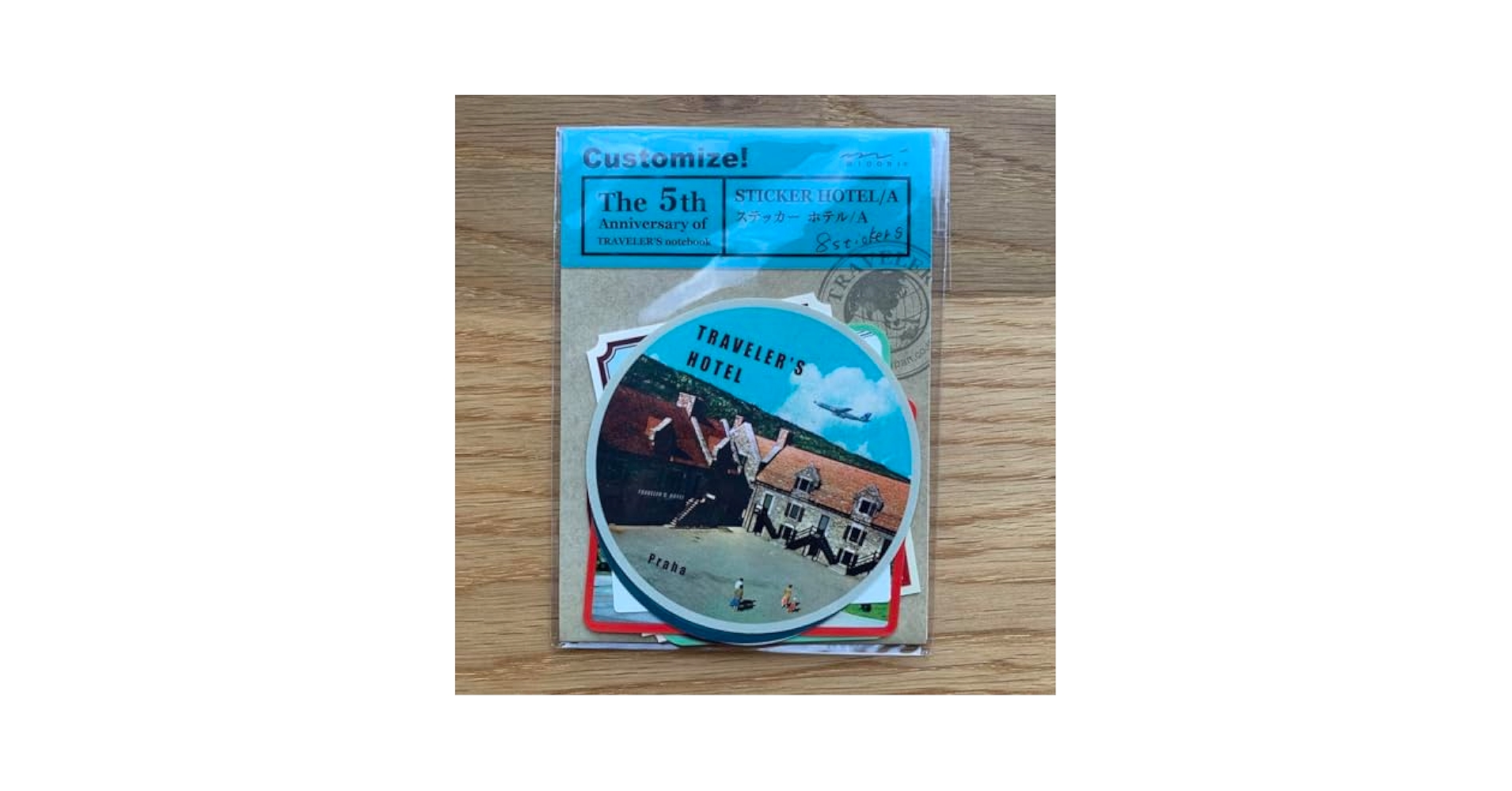 トラベラーズノート 5th カスタマイズ ステッカー ホテル柄 A 限定 トラベラーズノート 5th カスタマイズ ステッカー ホテル柄 A