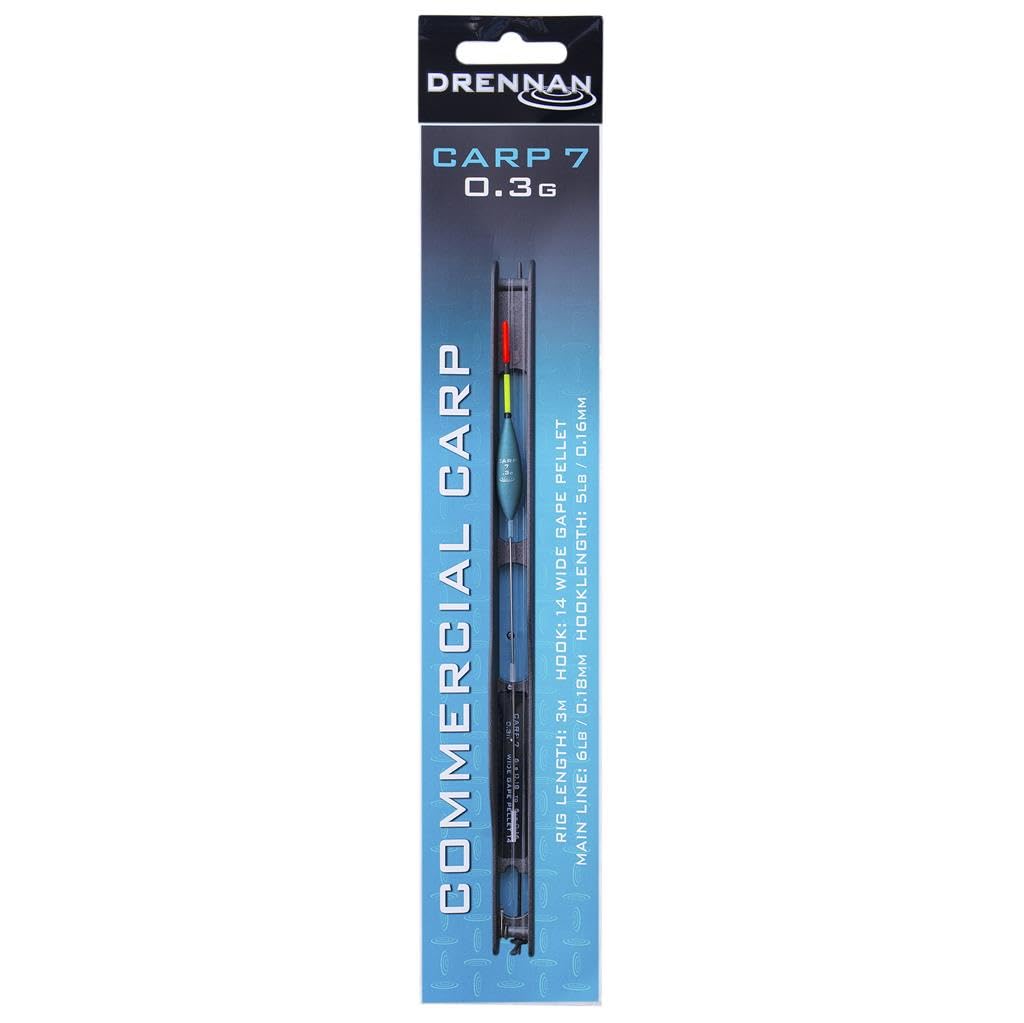 Drennan Carp Commercial Carp 7 Pole Rig: 0.3g