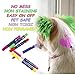 PESSILIN Washable Pet Hair Dye,10 Colors Dog Dye Non Toxic Temporary,Suitable for Boys, Girls, Cats, Dogs, Horses