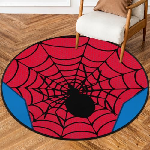 Tapete Red Spider Web Redondo 91 cm miniatura 1