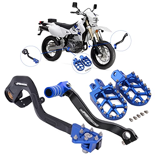 Jfg Racing Drz400 Parts Motorcycle Brake Foot Pedal Lever Gear Shift Lever Shifter Pedal Shifter Folding Foot Pegs Footpegs Footrest Foot Pedals Rests Cnc For Drz400 Drz400E Drz400S Drz400Sm Blue #TOP9