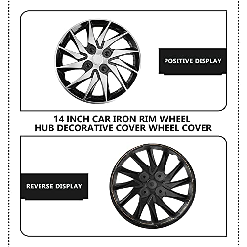 Hubcaps, 14Inch Universal Replacement Wheel Covers For Car Hub Auto Refit Accessory #TOP7