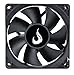 Computer Case Cooling Fan System - Rise Mode - 80mm - Black