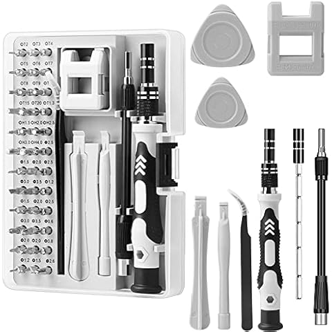 Chyaya 45 in 1 Precision Screwdrivers Set, Professional Mini Screwdriver Set Repair Tool Kit for iPhone Laptop PC Watch Glasses Xbox and Other Electronics, Small Screwdriver Bit Set with Case Cover