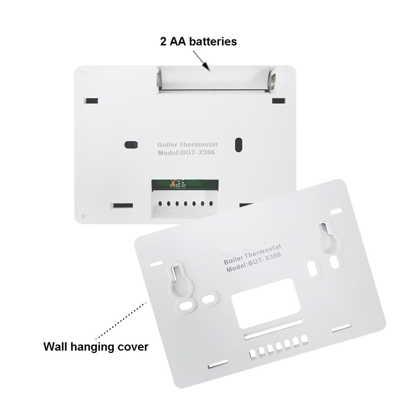 Termostato Intelligente, Regolatore di Temperatura programmabile Touch Screen termostato Wireless for Riscaldamento Ambiente con Caldaia a Gas e attuatore
