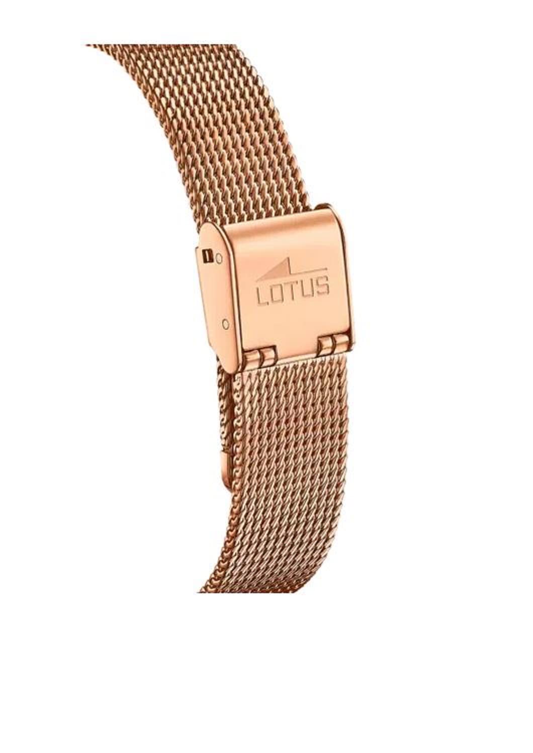 LOTUS Orologio Donna Analogico in Acciaio Inossidabile 316l Rosa | Movimento al Quarzo, Vetro Minerale ad Alta Resistenza, Impermeabile 5 ATM, Special Prices 18896/1