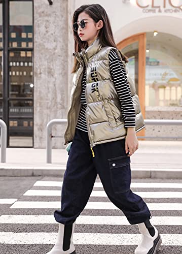 Baby Boys Girls Stand Collar Vest Winter Warm Lightweight Sleeveless Puffer Jacket Baby Vest 1218 Months2