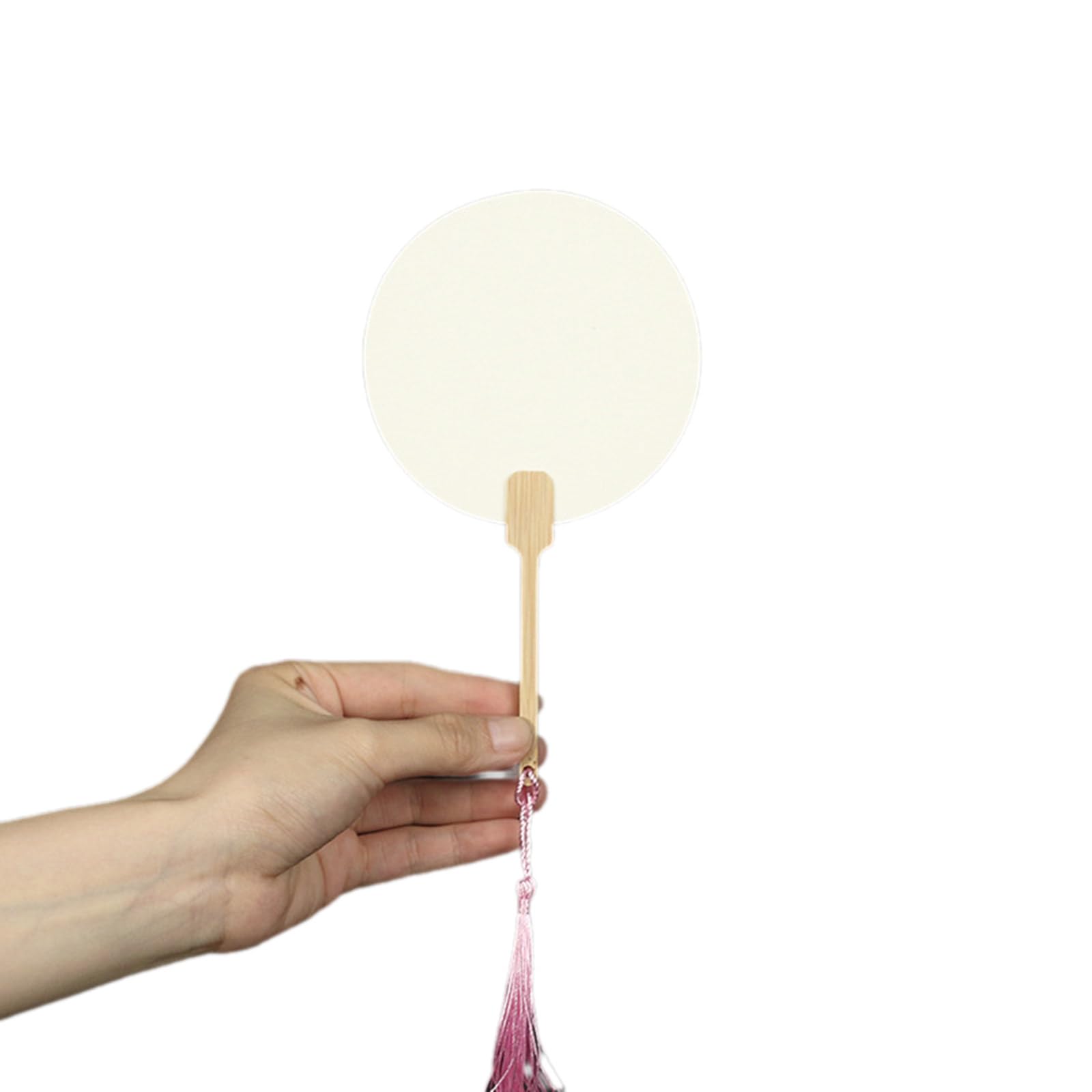 Nucelit Handheld Fan DIYs Paper Fan Calligraphys Painting Wedding Decorations Paper Handheld Craft for Enthusiasts Exhibition Supplies