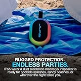 JLab Pop Party Ultra-Portable Small Bluetooth Speaker with 8H+ Playtime - 5W Wireless Outdoor Travel Speaker with RGB Lights & Bold Audio, IP55 Water Resistant Mini Speakers, Black - Image 11