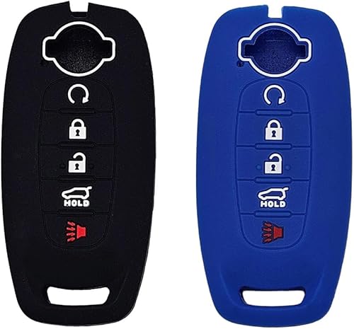 Miniatura 8 de Autobase Funda de silicona para llavero Nissan Rogue Murano Armada Maxima Altima Sedan Pathfinder Infiniti JX35 Q50 Q60 QX56 QX60 QX80  Accesorio de