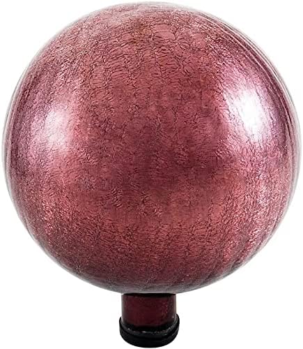 G10-PL-C Gazing, Plum 10 inch Glass Garden Globe Ball Sphere