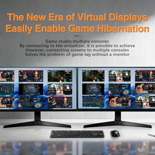 Adaptador de pantalla virtual Mini DisplayPort 4K Poyiccot con emulador EDID 3