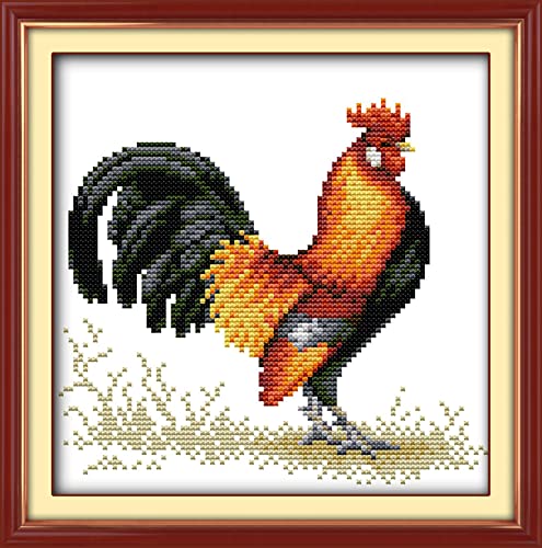 Cadeau Créatif Point de Croix Poulet Kit de Broderie à Faire Soi-même