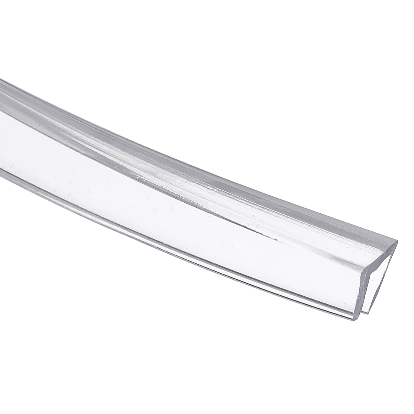 sourcing map Clear Edge Trim, 9.8Ft Silicone U Channel Edge Protector, Edges Guards Fits 3/32"-1/8" for Car Doors Sheet Metal Parts (9/32" W x 5/16" H) โ image 1