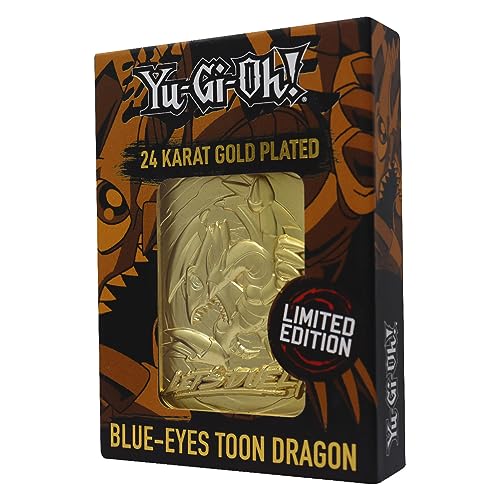 Yu-Gi-Oh! Metal Gold Card - Drago Toon Occhi Blu