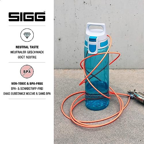 Sigg, Tritan Water Bottle, Total Color ONE Aqua, Suitable For Carbonated Beverages, Dishwasher Safe, Leakproof - Image 3