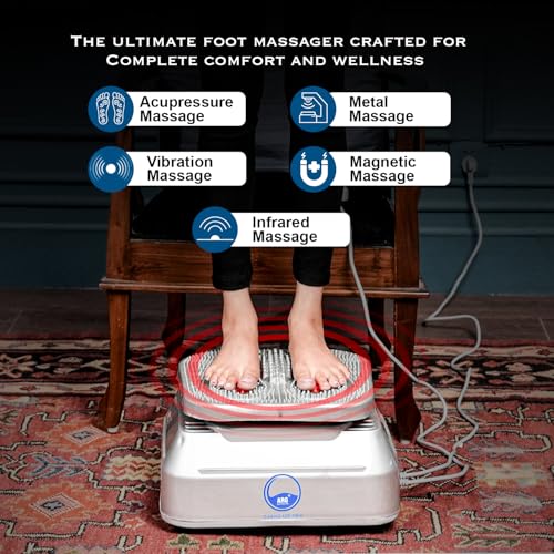 Image of ARG HEALTH CARE Full Body Oxygen Blood Circulation Massager Machine For Magnetic & Metal Therapy, Infrared, Vibration & Acupressure Massage For Joint Pain, Muscle Relaxation (Bcm Wonder)