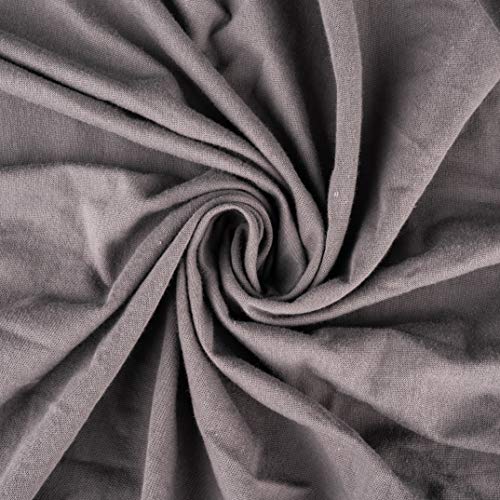 Image of SheetWorld Fitted Pack N Play Playard Sheet Compatible with Delta Children LX Deluxe Portable Baby Play Yard 26 x 38 inches, 100% Cotton Jersey, Hypoallergenic, Butter Soft, Dark Grey, Made in USA