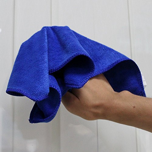 Image of 400 GSM Microfiber Cleaning Cloths,Ultra Absorbent Lint Free Reusable Towels for Kitchen, Glass, Windows, Car Detailing & Household Cleaning, Thick Quick Dry Cleaning Rags, 12 inch x 12 inch