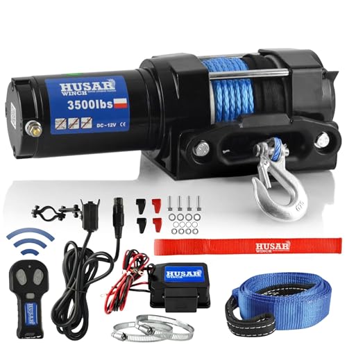 Husar Winch Verricello Elettrico 12V 3500 lbs | 1587 kg