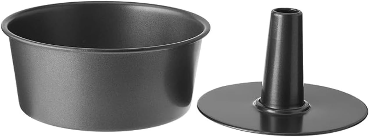 Soro Essentials- 10" x 5.13" Non-stick Angel Food Cake Pan with Removable Bottom Aluminized Carbon Steel- Tube Pan Bakeware for Baking Cakes Pound Cake Chiffon Cake Mold Easy Release & Clean