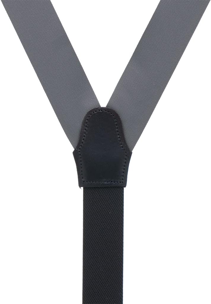 Suspender Store Dressy Grosgrain Suspenders - 1.38-Inch Wide Straps- Y-Back - Button - Array of Beautiful Colors & 2 Sizes