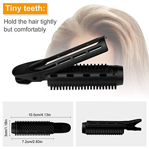 6pcs Volumizing Hair Clips, Magicalmai Instant Hair Volume Clips, Natural Fluffy Volumizer Root Lifting Clip for Women Girls, No Crease Hair Root Volume Clips- Black