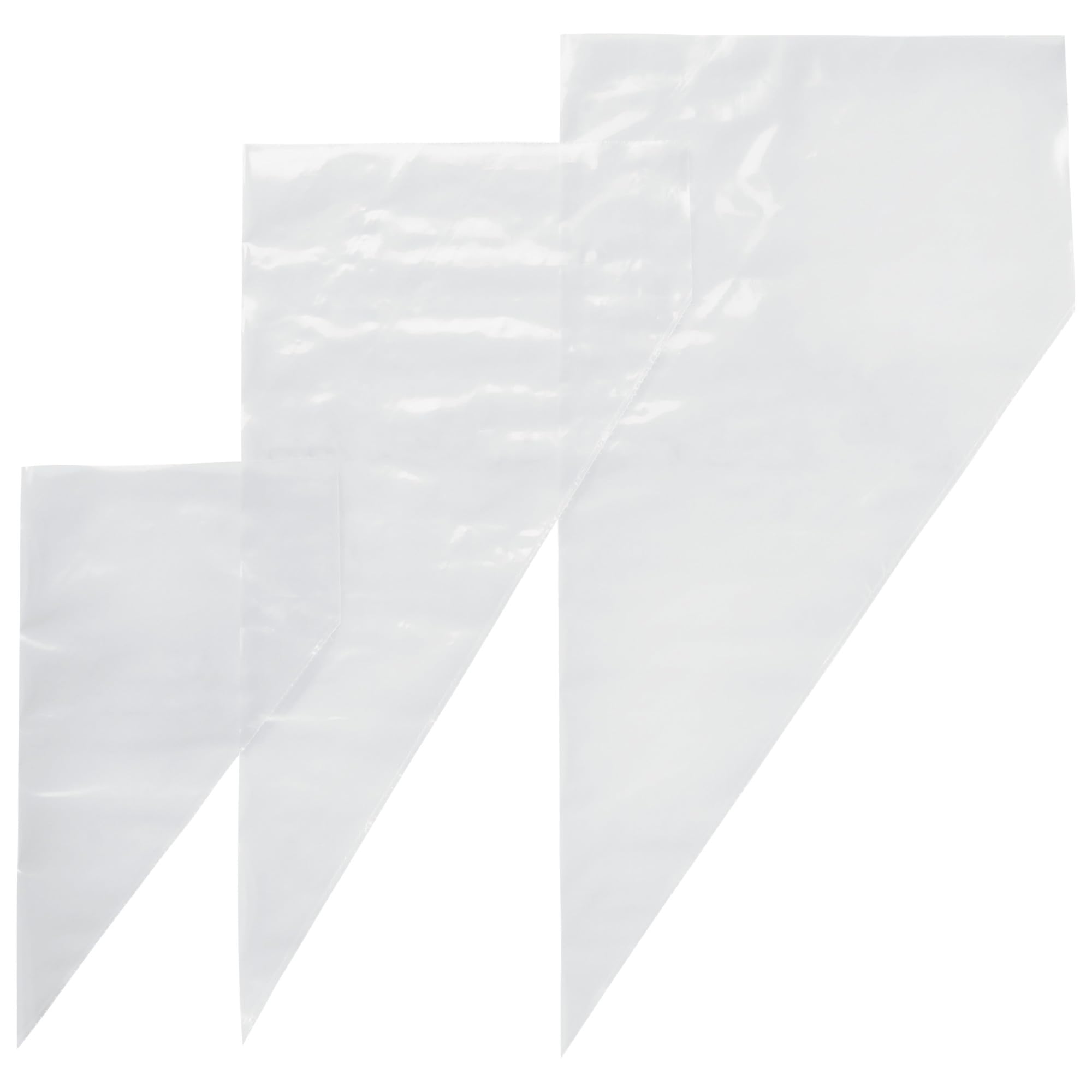 DecoPac 13590 Disposable Pastry Bag 100 Count Spritzbeutel, Kunststoff, Transparent