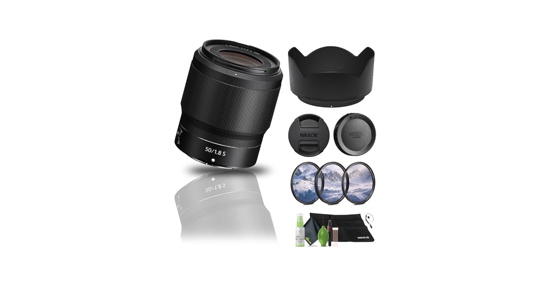Nikon NIKKOR Z 50mm f/1.8 Sフィルター3点セット レンタル - Nikon Z f & ボケる単焦点セット Z f + NIKKOR Z